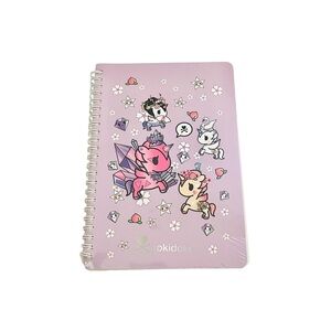 Tokidoki Unicorno Pastel Purple Spiral Notebook Writing Paper Cherry Blossom NEW